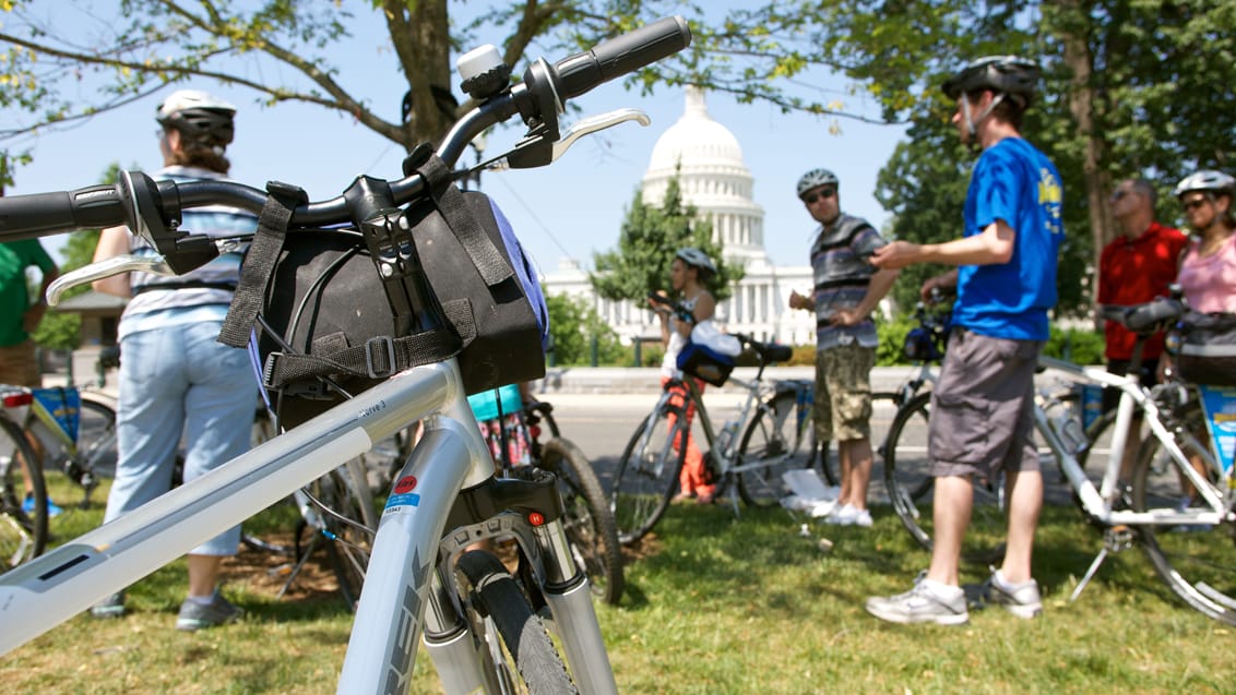 På cykel i Washington