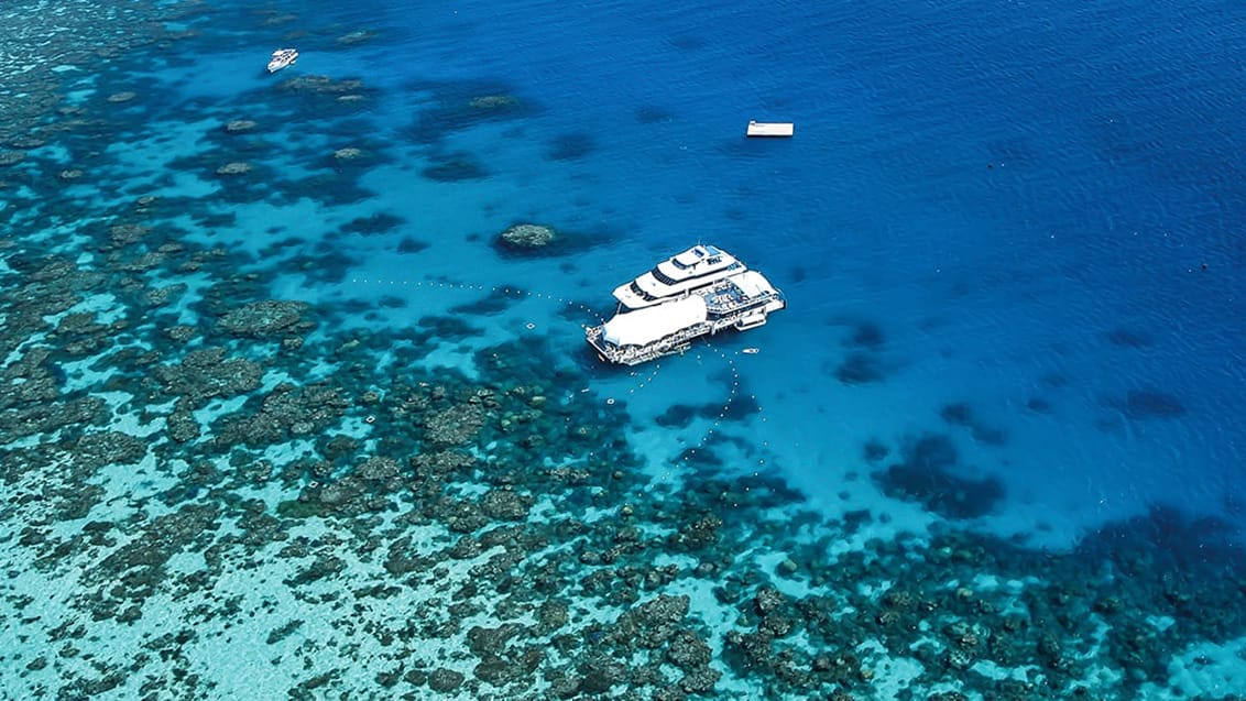 Sov under stjernerne på Great Barrier Reef