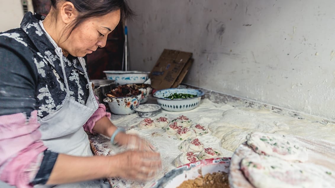 På madlavninskurset i Dali får du mulighed for at tilberede forskellige kinesiske retter