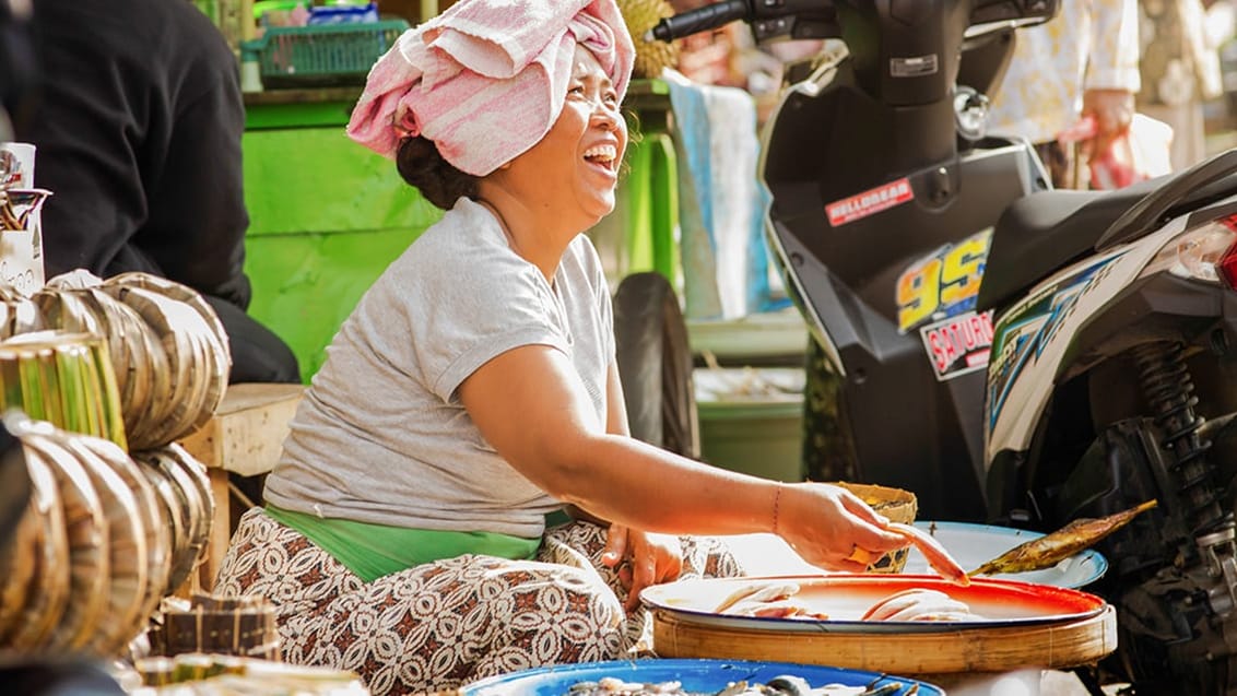 Rundt omkring på Bali finder du masser af hyggelige lokalmarkeder