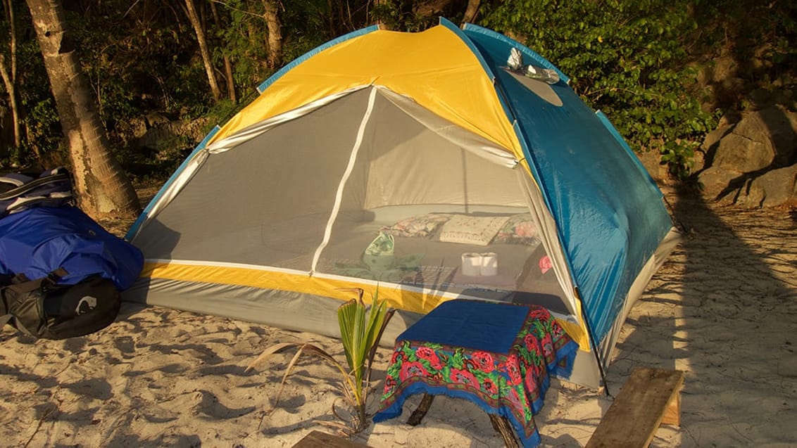 Camping på Palawan