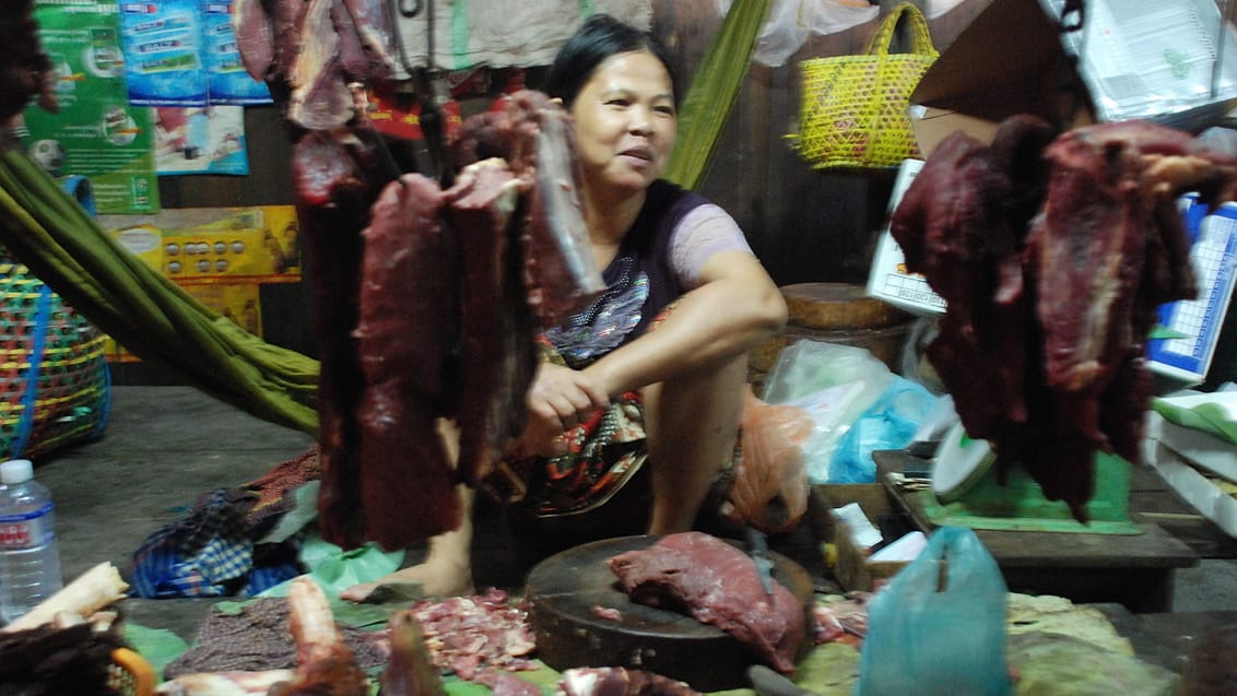 Kødmarked, Phnom Penh, Cambodja