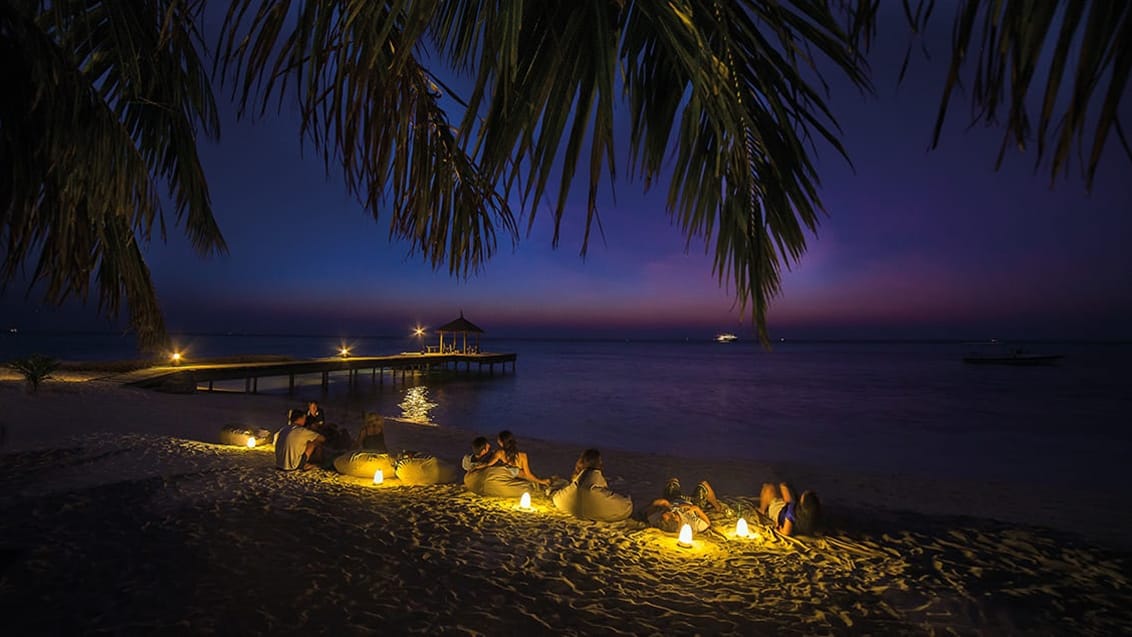 Middag på stranden, Maldiverne