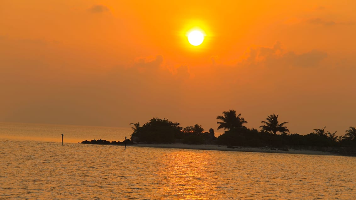 Solnedgang Maldiverne