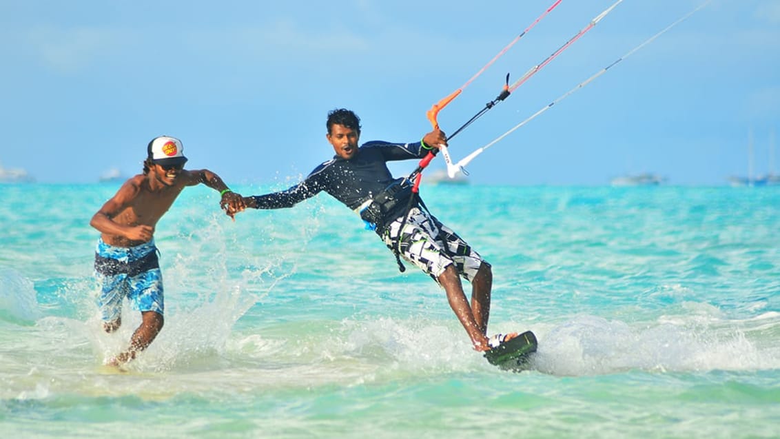 Surf på Maldiverne