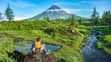 Udsigt til Mt. Mayon