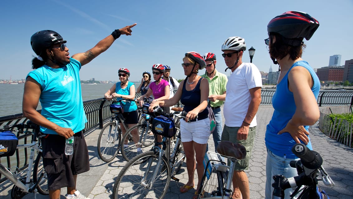 På cykel i New York