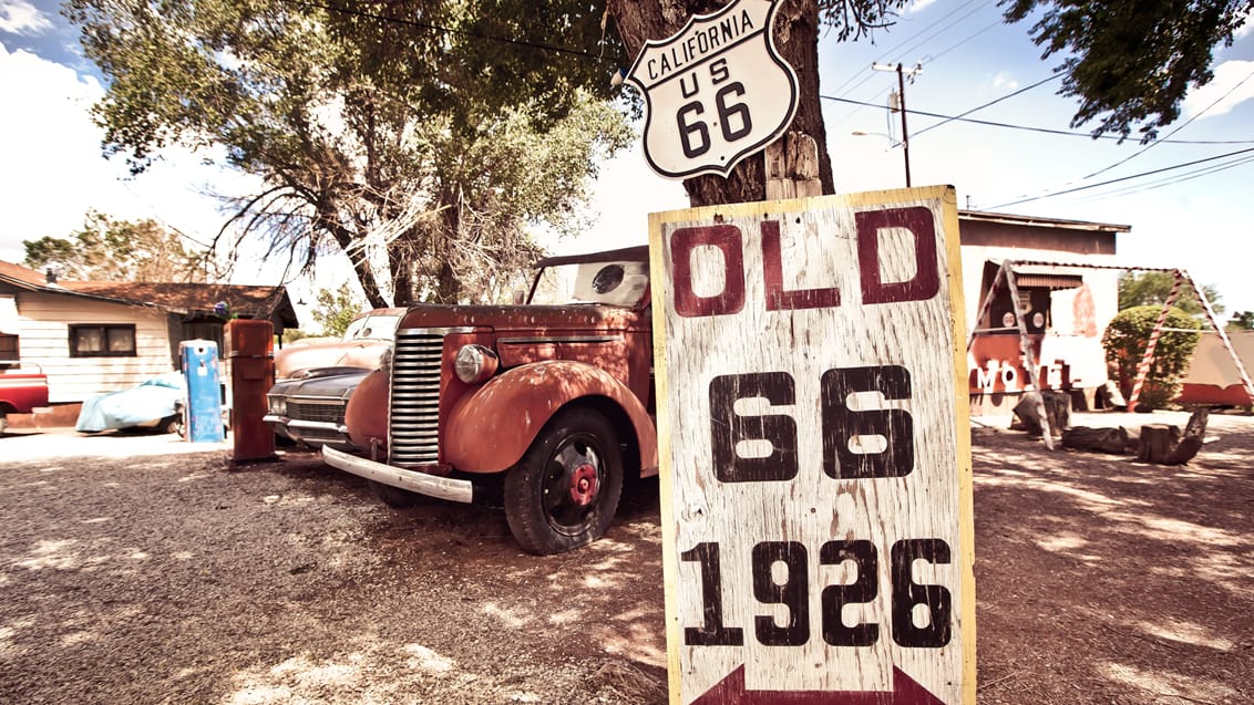 Fordi pensionist Rejse Legendariske Route 66 - kør-selv-ferie USA | Jysk Rejsebureau