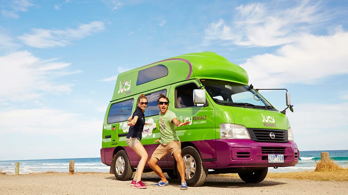 Jucy minicamper, Australien