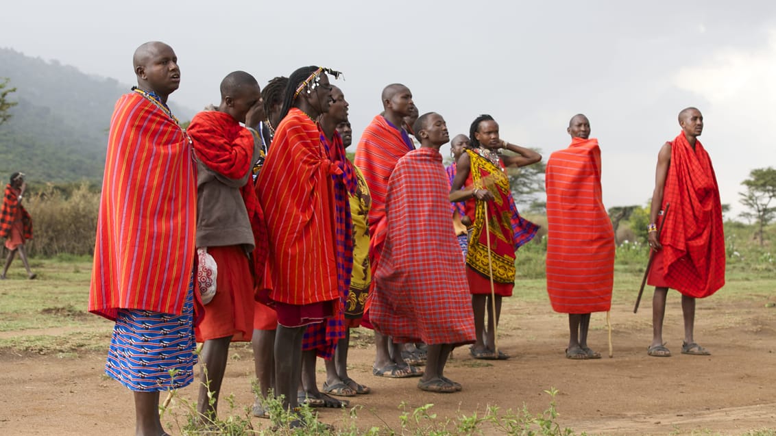 Masaierne ved Masai Mara