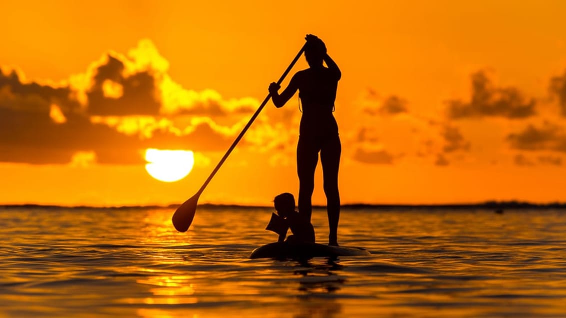 Mauritius byder på en masse spændende vandsportsaktiviteter såsom paddleboards