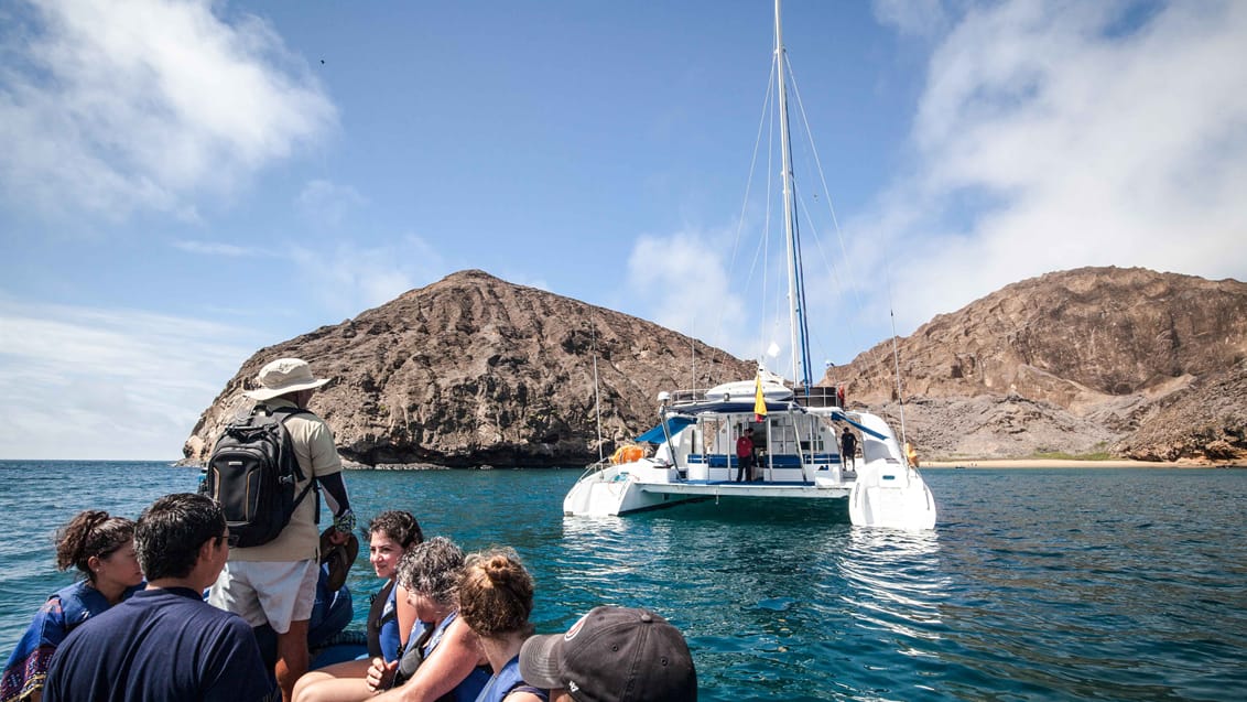 Nemo I er en katamaran med plads til 14 passagerer fordelt i syv kahytter. Med Nemo I får du en unik sejloplevelse ved Galapagos-øerne