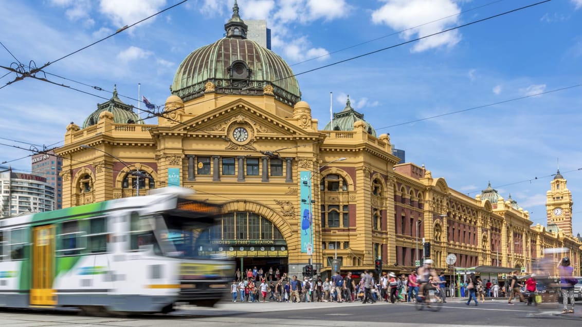 Flinders Street Station, Melbourne, Australien