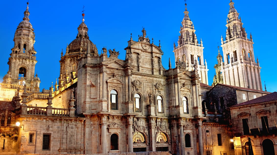 Katedralen i Santiago de Compostela, Galicien, Spanien