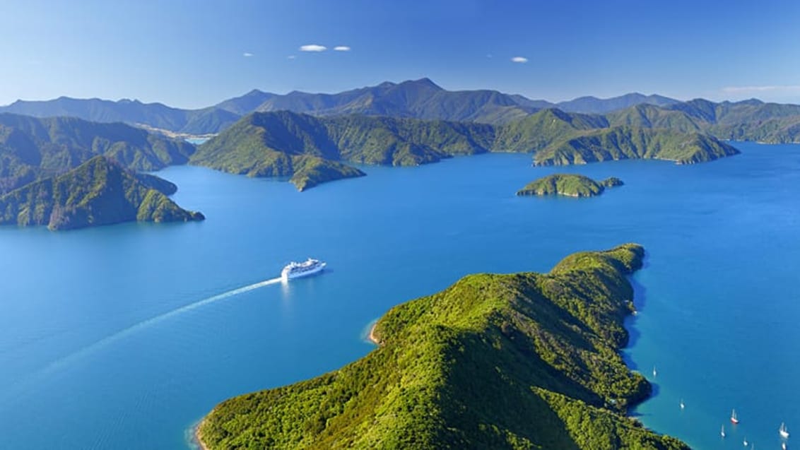 Cykling, Marlborough Sounds, New Zealand