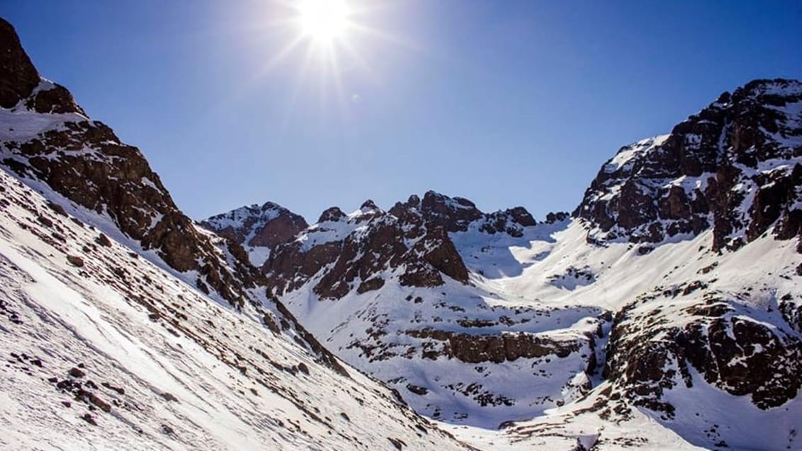 Mt. Toubkal, på vej til toppen, Marokko