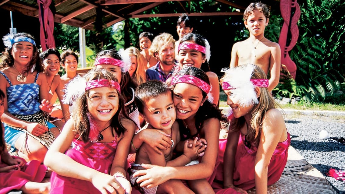 På eventyr i New Zealand med familien