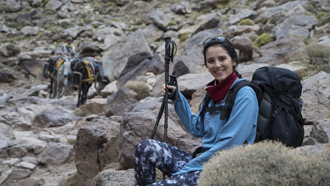 Vandring i Atlasbjergene, Mt. Toubkal, Marokko