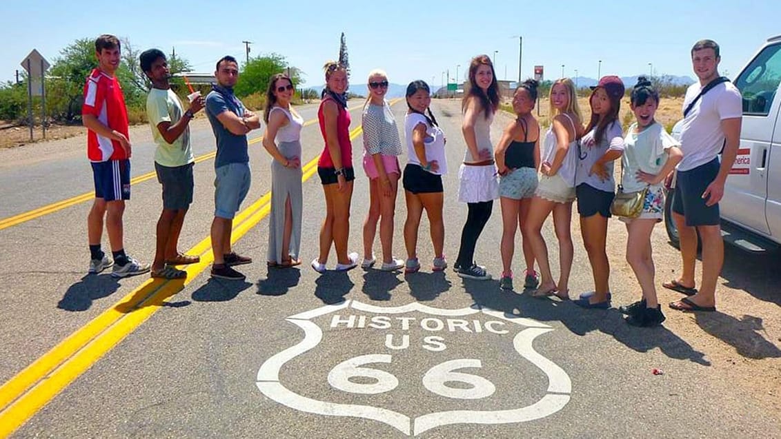 Gruppebillede, Route 66