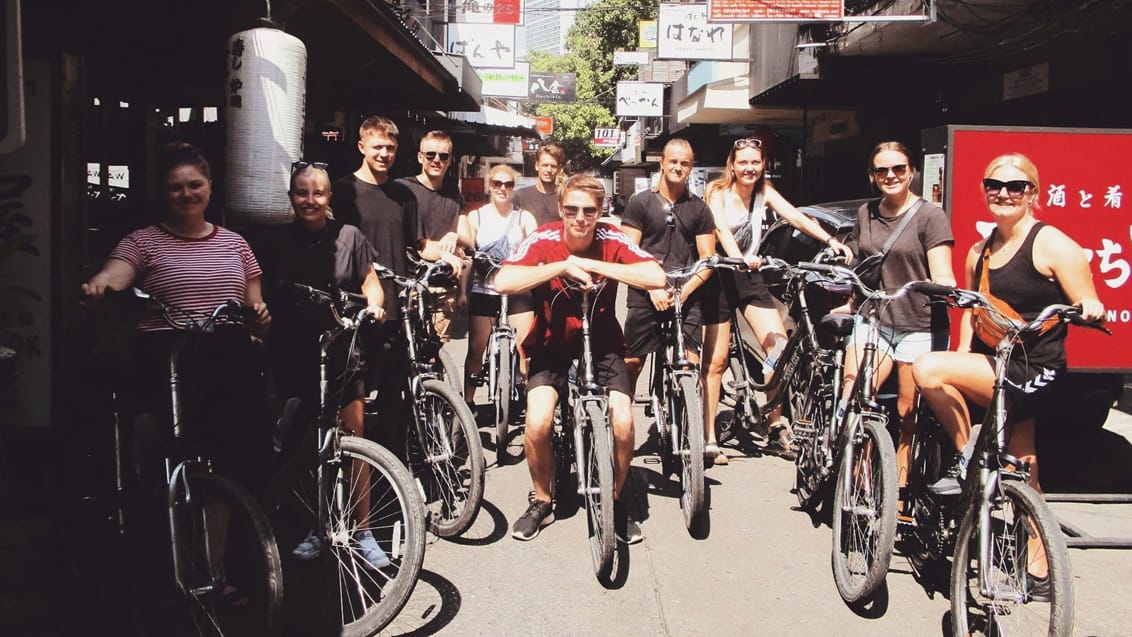 backpacker cykeltur bangkok