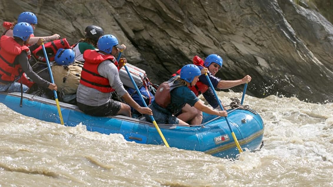 Bhote Koshi Rafting i det nordlige Nepal