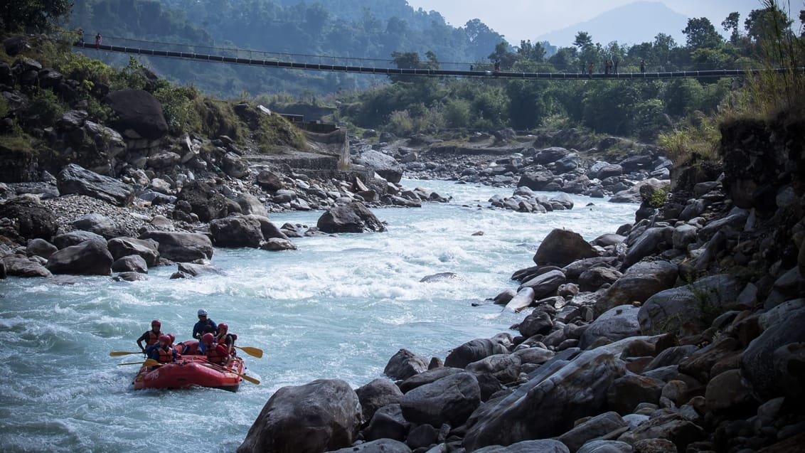 Nepal leverer verdensklasserafting ved Bhote Koshi