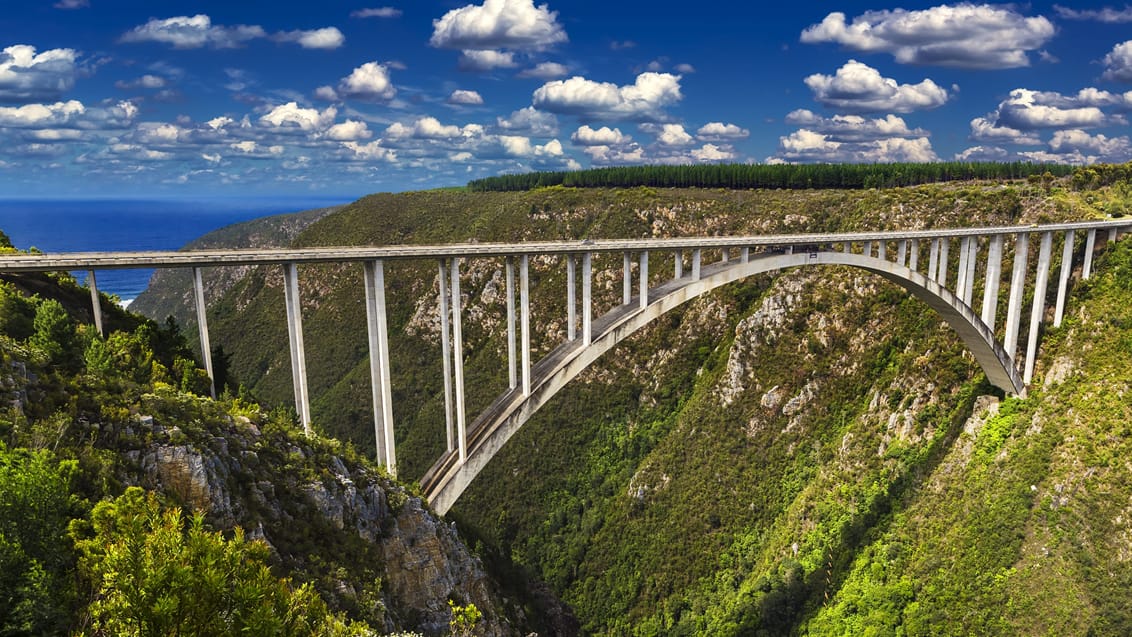 Bloukrans bridge bungy jump,Tsitsikamma, Sydafrika