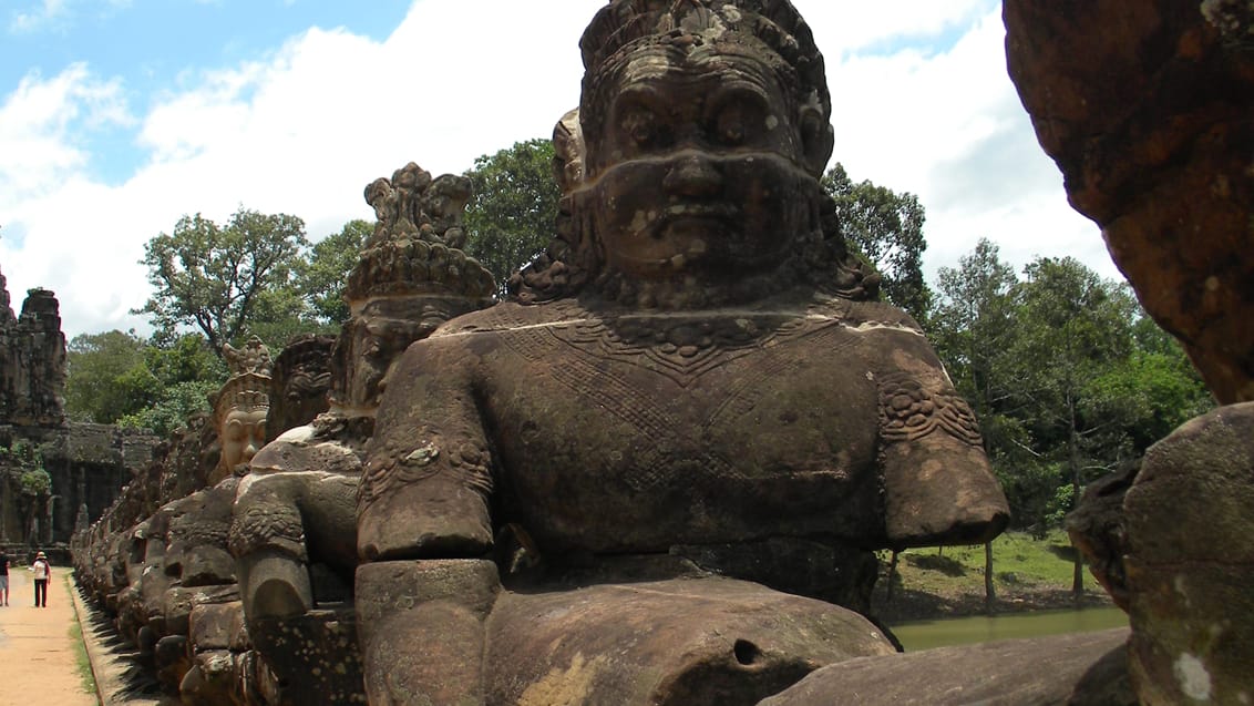 Phnom Penh til Siem Reap, Cambodja.