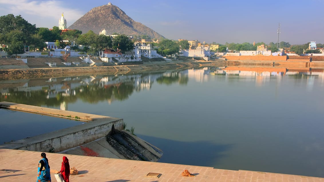 Pushkar lake og templer, indien