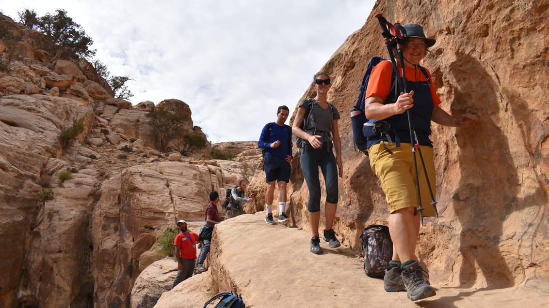 Trekking i Jordan - Ghbour Whedat til lille Petra