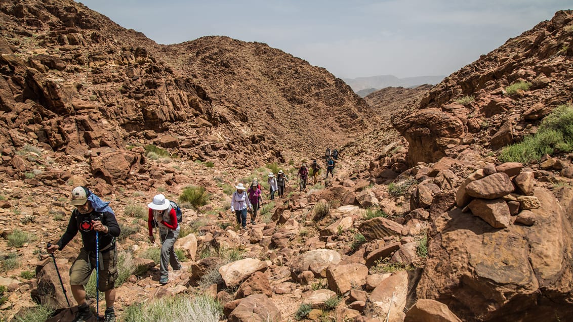 Trekking i Jordan - Wadi Ghuweir - Furon