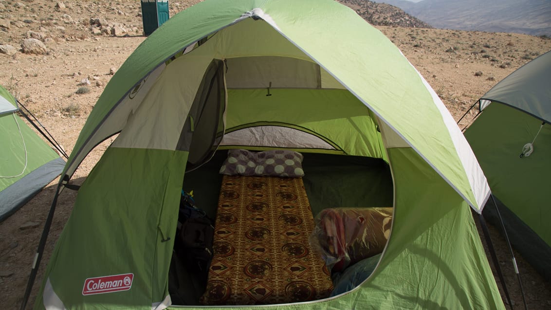 Trekking til Petra i Jordan - Telt camp