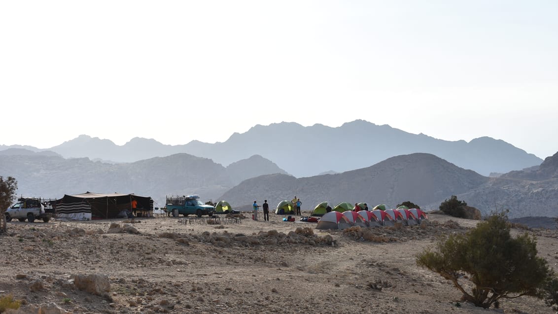 Trekking til Petra i Jordan - Telt camp