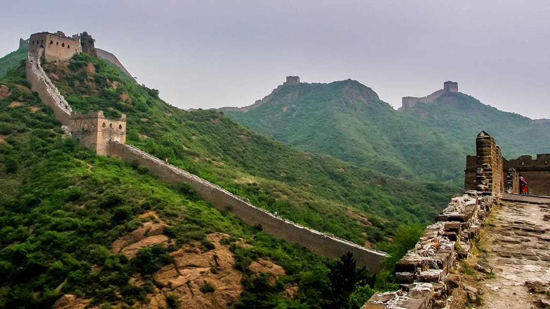 Vandring på Den Kinesiske Mur, Beijing, Kina