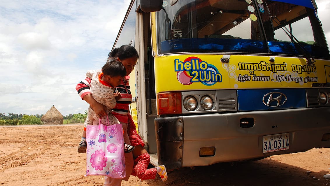 Voen Kham til Phnom Penh, Cambodja.