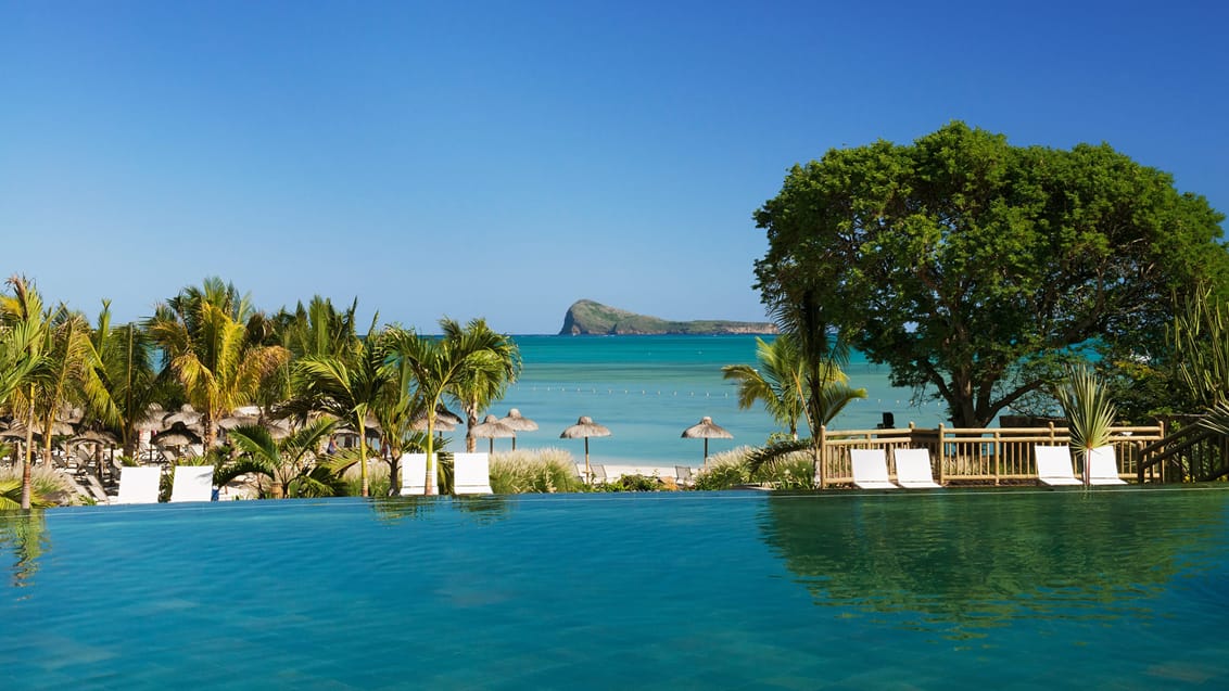 Den skønne pool på Zilwa Attitude, Mauritius