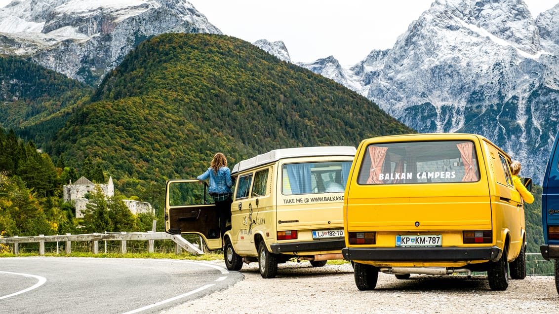 Backpacking i camper fra Slovenien til Kroatien