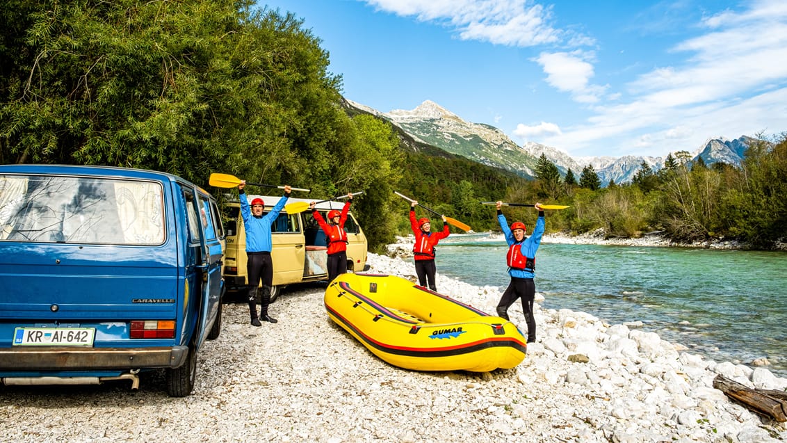 Backpacking i camper fra Slovenien til Kroatien