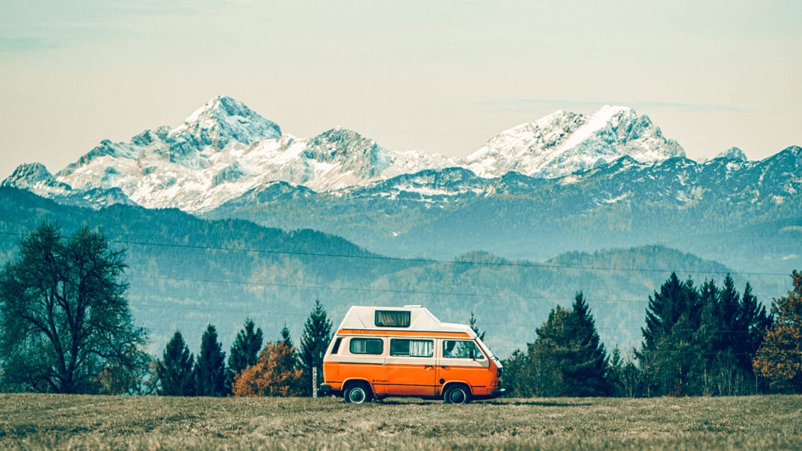 Backpacking i camper fra Slovenien til Kroatien