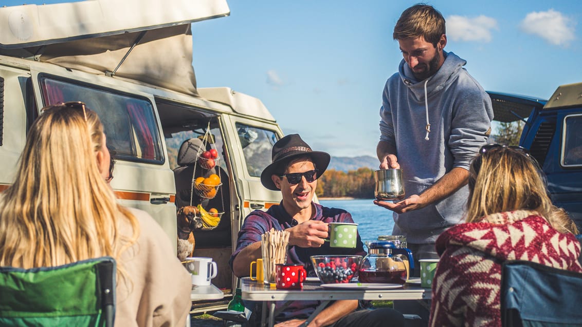 Backpacking i camper fra Slovenien til Kroatien