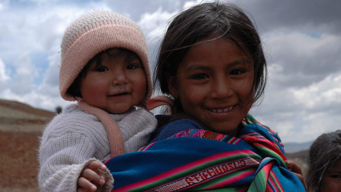 Peruvianske børn i Cusco