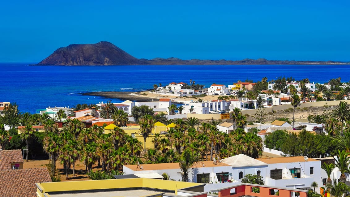 Du bor i Corralejo på Fuerteventura