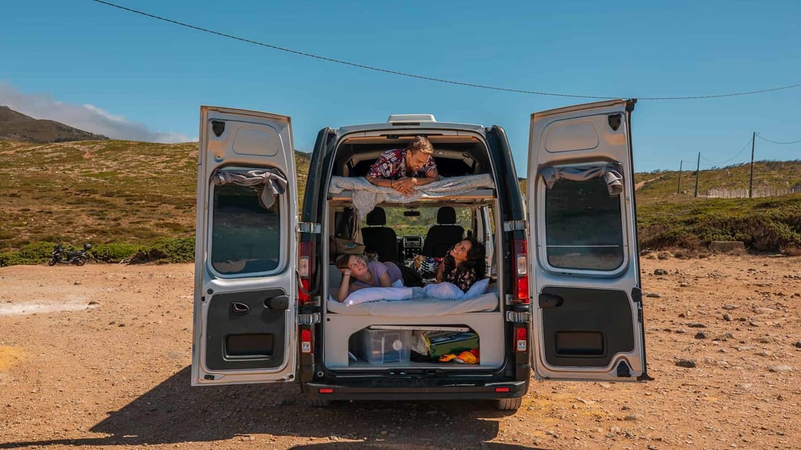 Backpackerlivet på vejene i Spanien