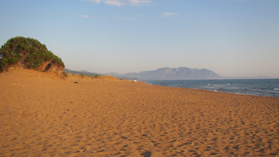 Kyparissia stranden, Grækenland