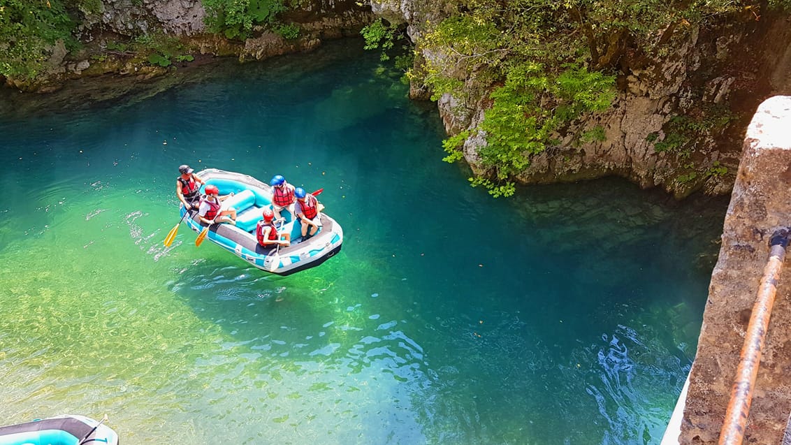 Rafting på Voidomatis floden, Grækenland