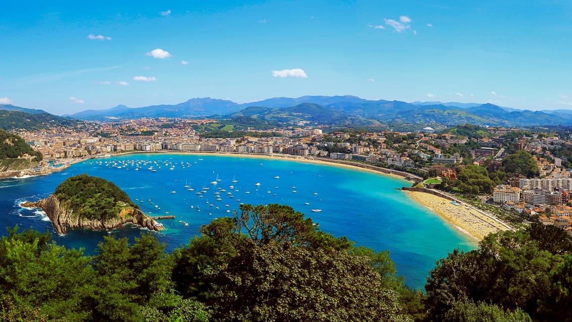 San Sebastians bugt, Spanien