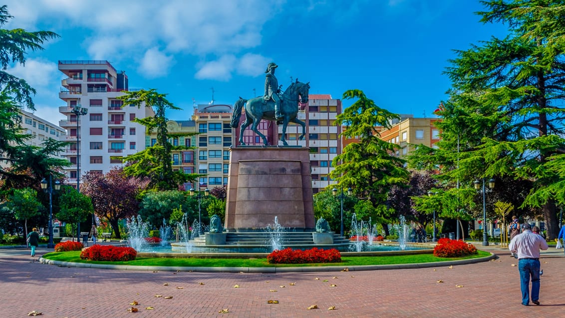 Statue af General Espartero, Logrono, Spanien