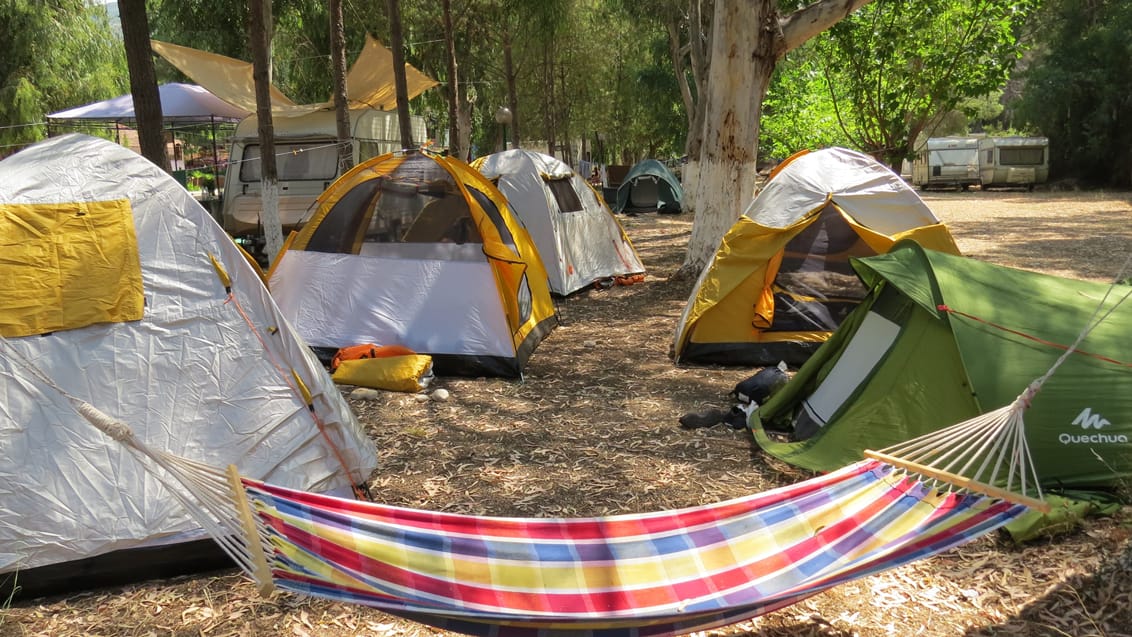 Telt camp, frivilligt arbejde i Grækenland