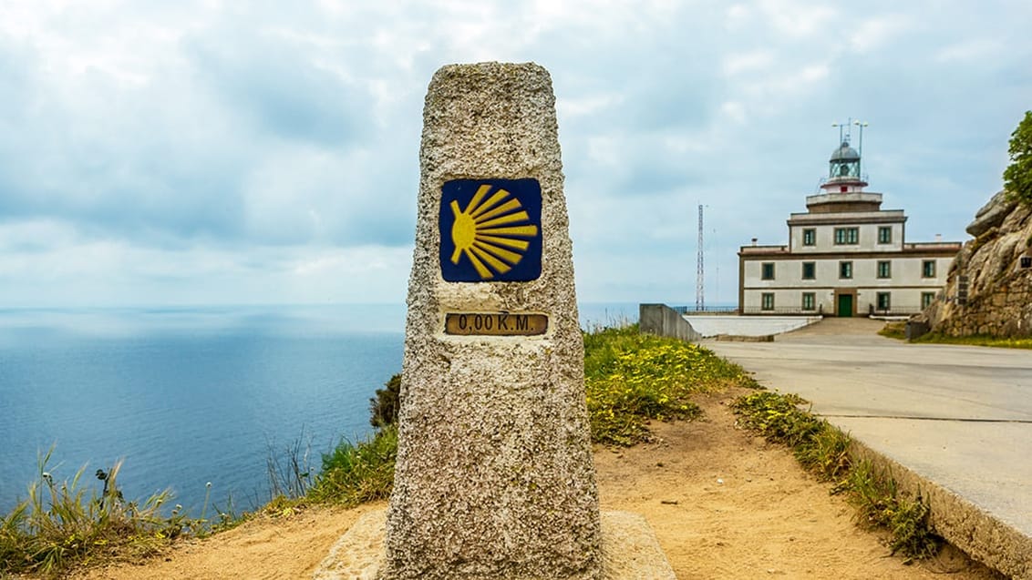 Ankomst til Finisterre, Spanien