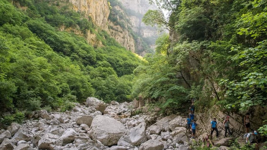 Vandring i Vikos kløften, Grækenland